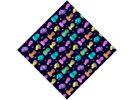 Neon Titans Greco Roman Vinyl Wrap Pattern