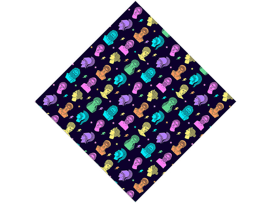 Neon Titans Greco Roman Vinyl Wrap Pattern