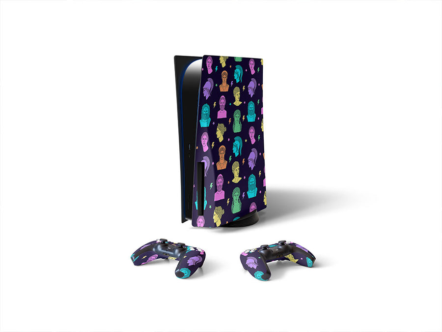 neon titans greco roman Sony PS5 DIY Skin