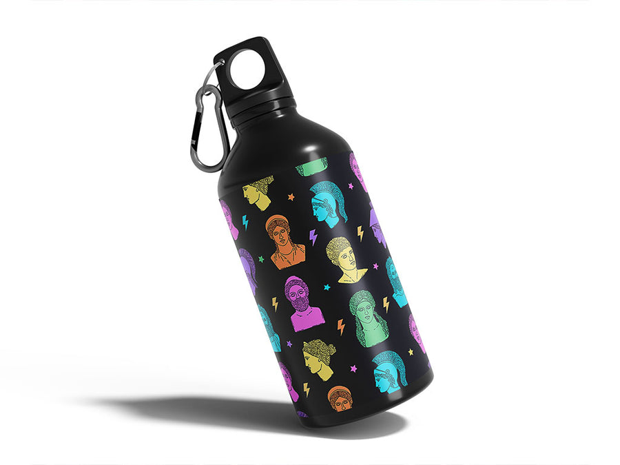 neon titans greco roman Water Bottle DIY Stickers