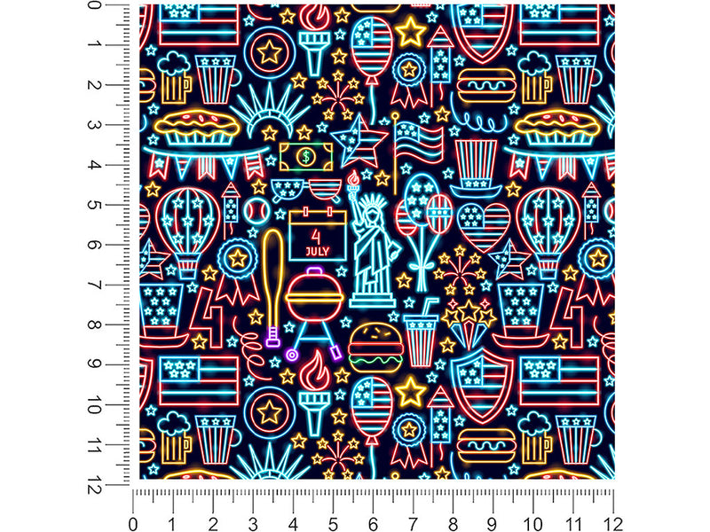 neon york  1ft x 1ft Craft Sheets
