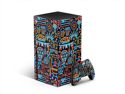neon york  XBOX DIY Decal