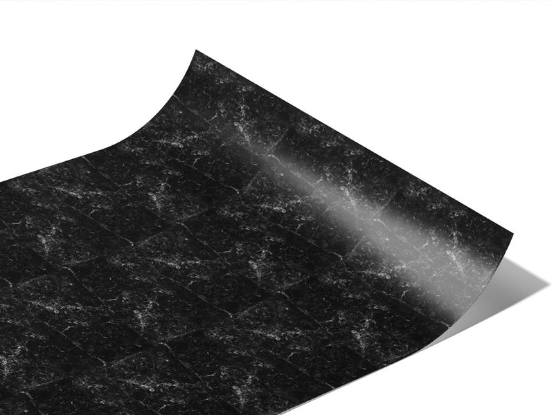Nero Marquina-Black Marble Vinyl Wraps~Rwraps Series 914 Digitally Printed Vinyl Wrap~0