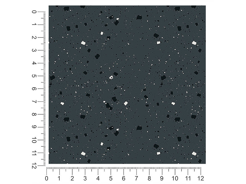 nero terrazzo stone 1ft x 1ft Craft Sheets