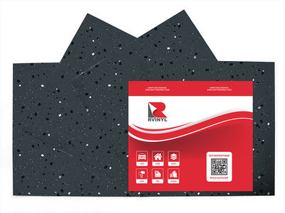 nero terrazzo stone Craft Vinyl Sheet Pack