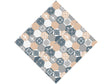 Neutral Hexagonal Tile Vinyl Wrap Pattern