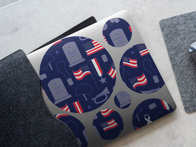 never forgotten  DIY Laptop Stickers