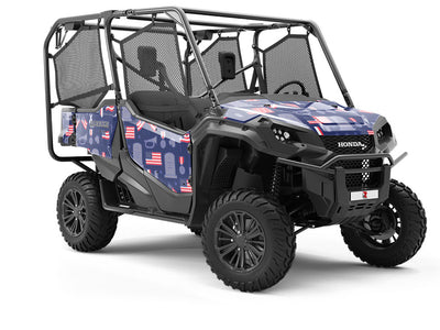 Never Forgotten Americana Utility Vehicle Vinyl Wrap