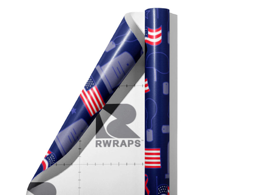 Never Forgotten Americana Wrap Film Sheets~Rwraps Series 914 Never Forgotten Americana Scrolled Sheet~4