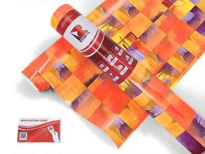 never give up watercolor Craft Vinyl Roll