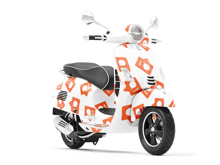 New Message Technology Vespa Scooter Wrap Film