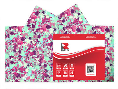 new pleasure paint splatter Craft Vinyl Sheet Pack
