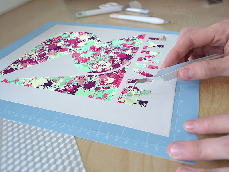 new pleasure paint splatter Easy Weed Craft Vinyl