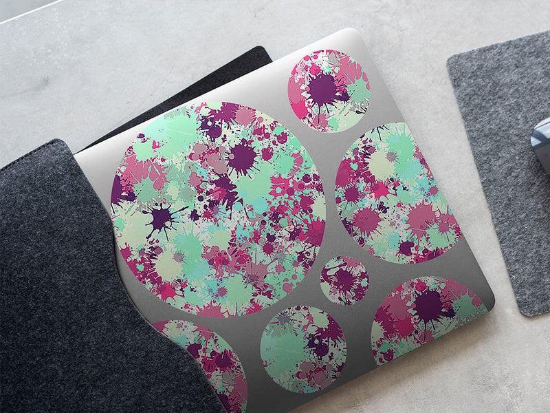 new pleasure paint splatter DIY Laptop Stickers