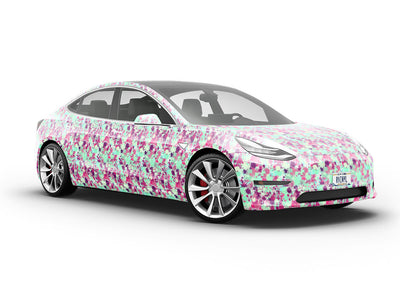 New Pleasure Paint Splatter Vehicle Vinyl Wrap