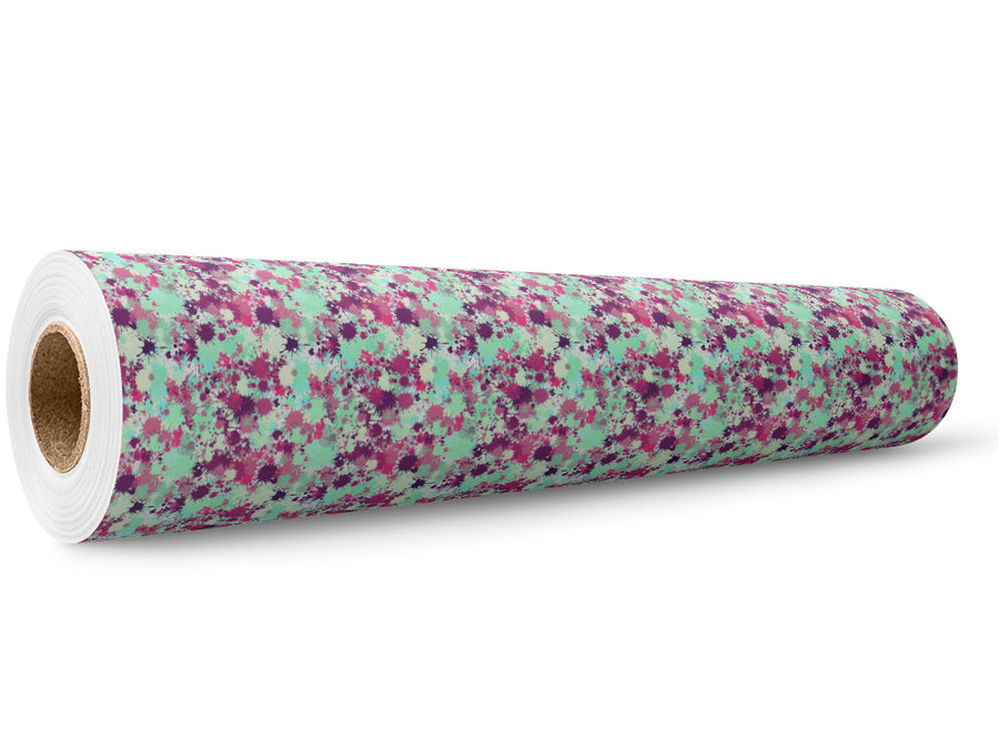 New Pleasure Paint Splatter Wrap Film Wholesale Roll~Rwraps Series 914 Digitally Printed Vinyl Roll~5