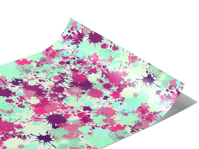 New Pleasure Paint Splatter Vinyl Wraps~Rwraps Series 914 Digitally Printed Vinyl Wrap~0