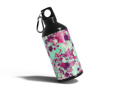 new pleasure paint splatter Water Bottle DIY Stickers