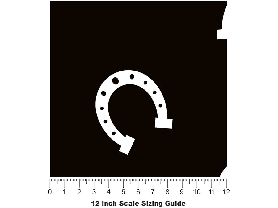 New Shoes Cowboy Vinyl Film Pattern Size 12 inch Scale~Rwraps New Shoes Cowboy Sizing Chart~2