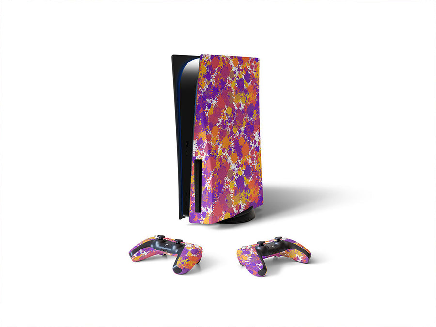 new thing paint splatter Sony PS5 DIY Skin