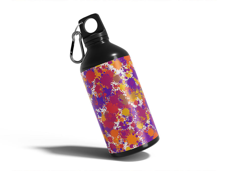 new thing paint splatter Water Bottle DIY Stickers