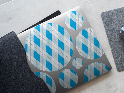 nice and tidy argyle DIY Laptop Stickers