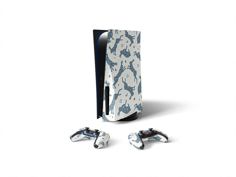 nice hare animal Sony PS5 DIY Skin