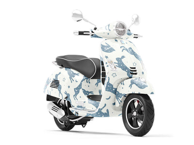 Nice Hare Animal Vespa Scooter Wrap Film