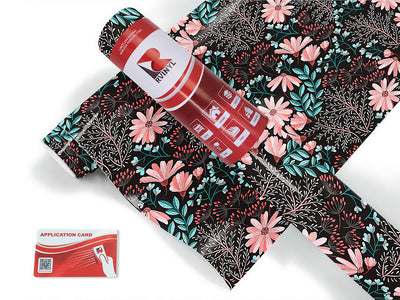 night blossoms floral Craft Vinyl Roll
