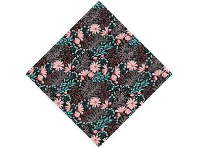 Night Blossoms Floral Vinyl Wrap Pattern