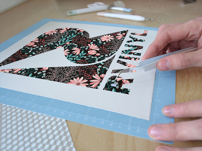 night blossoms floral Easy Weed Craft Vinyl