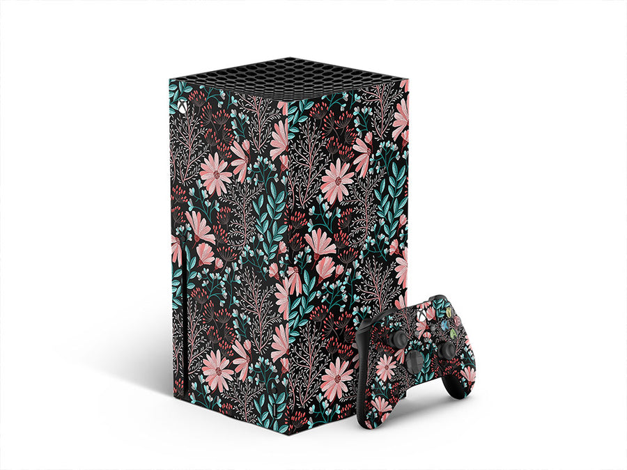night blossoms floral XBOX DIY Decal