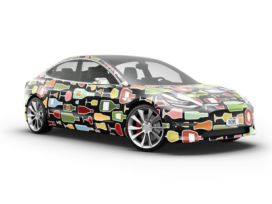 NIght Cap Alcohol Vehicle Vinyl Wrap