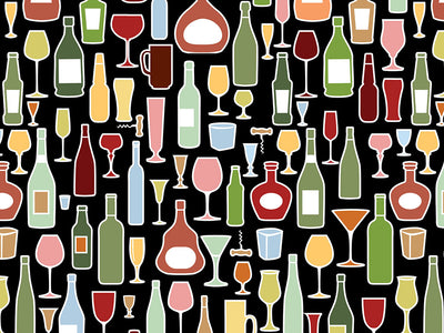 NIght Cap Alcohol Vinyl Wrap Pattern~Rwraps Series 914 Digitally Printed Vinyl Wrap~0