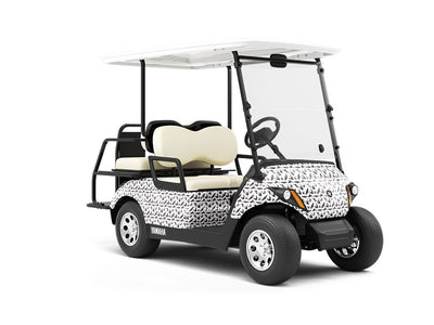 Night Creature Vampire Wrapped Golf Cart