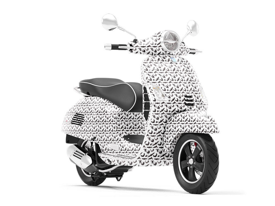 Night Creature Vampire Vespa Scooter Wrap Film