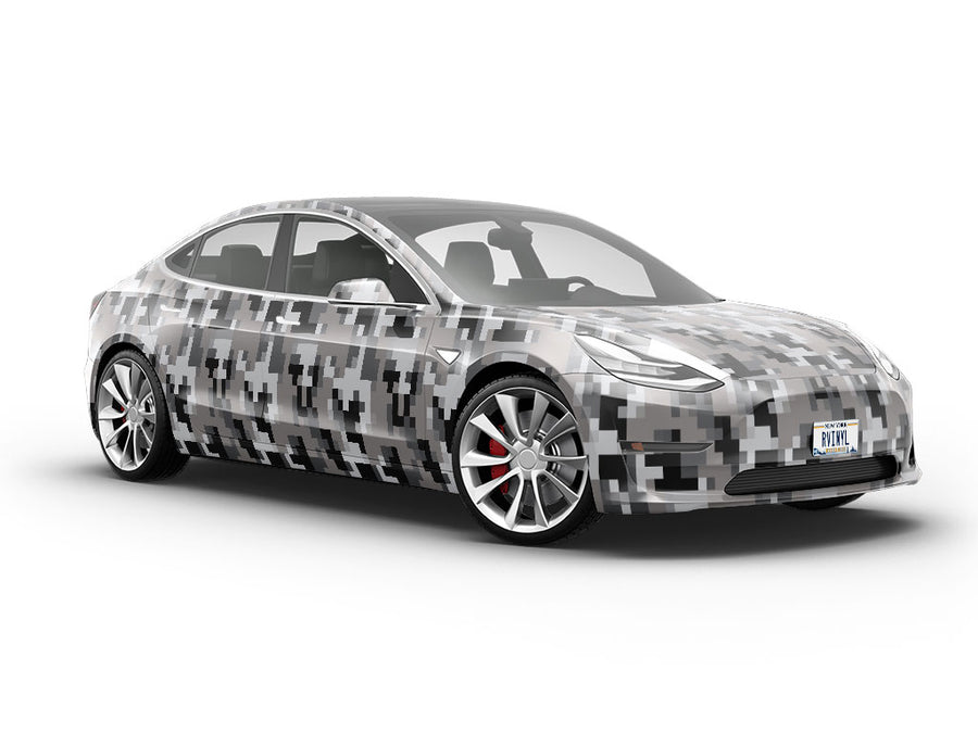 Night Hunt Pixel Vehicle Vinyl Wrap
