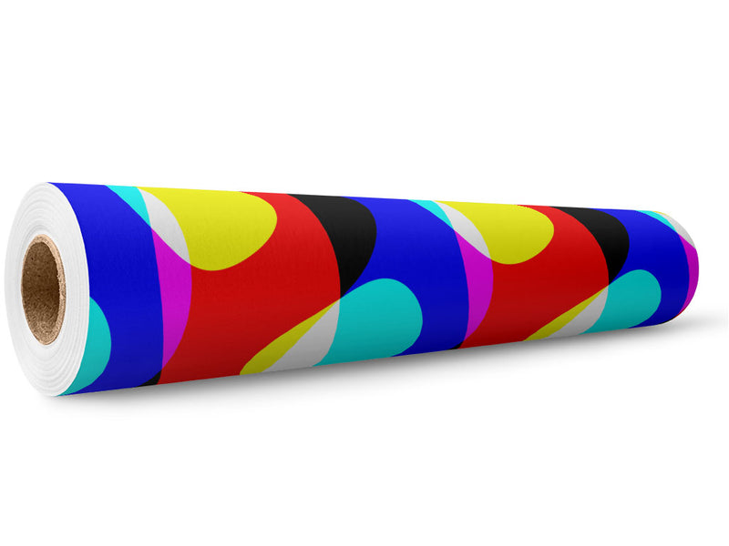 Night of the Comet Retro Wrap Film Wholesale Roll~Rwraps Series 914 Digitally Printed Vinyl Roll~5