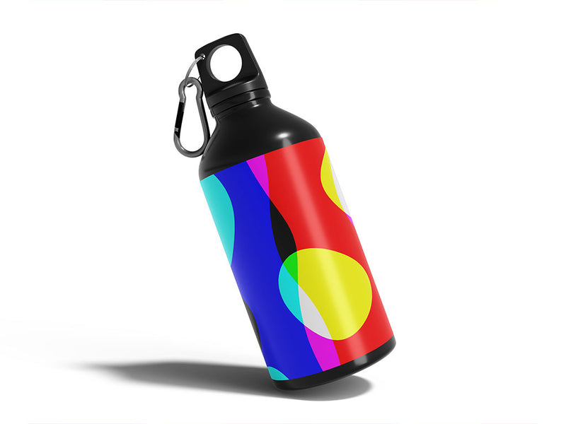 night of the comet retro Water Bottle DIY Stickers