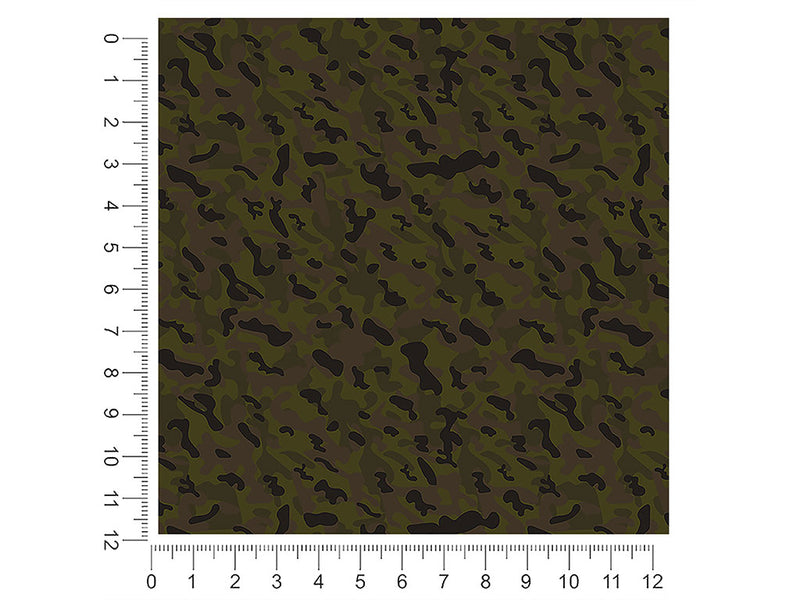 night seaweed camouflage 1ft x 1ft Craft Sheets