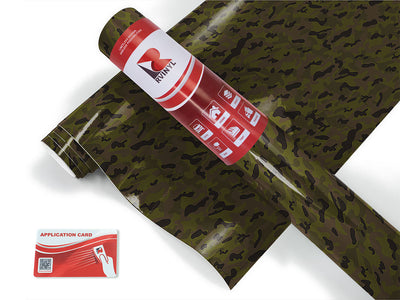 night seaweed camouflage Craft Vinyl Roll
