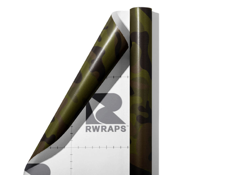 Night Seaweed Camouflage Wrap Film Sheets~Rwraps Series 914 Night Seaweed Camouflage Scrolled Sheet~3