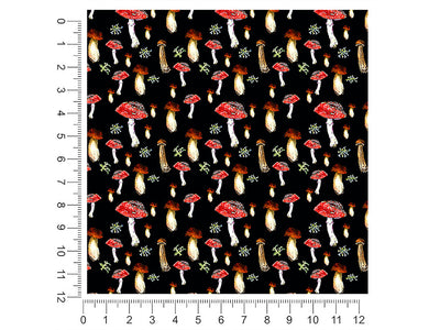 nighttime fungus mushroom 1ft x 1ft Craft Sheets