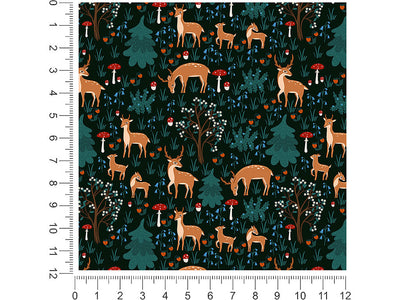 nighttime grazing animal 1ft x 1ft Craft Sheets