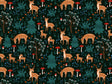 Nighttime Grazing Animal Vinyl Wrap Pattern~Rwraps Series 914 Digitally Printed Vinyl Wrap~0