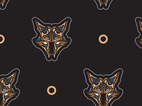 Ninetail Nightmare Animal Vinyl Wrap Pattern~Rwraps Series 914 Digitally Printed Vinyl Wrap~0