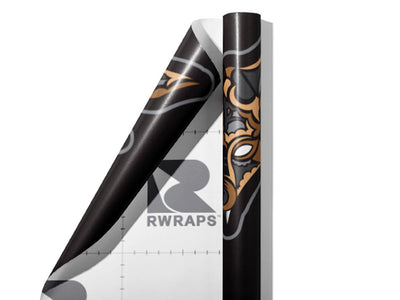 Ninetail Nightmare Animal Wrap Film Sheets~Rwraps Series 914 Ninetail Nightmare Animal Scrolled Sheet~3