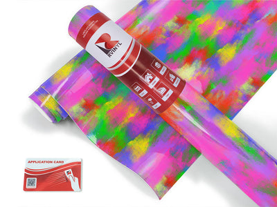 nineties flashback tie dye Craft Vinyl Roll