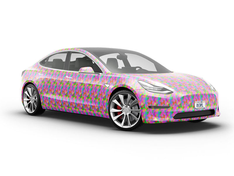 Nineties Flashback Tie Dye Vehicle Vinyl Wrap