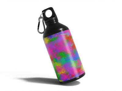 nineties flashback tie dye Water Bottle DIY Stickers